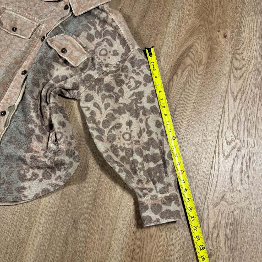 Free People Printed Ruby Shacket Jacket In Mixed … - image 7